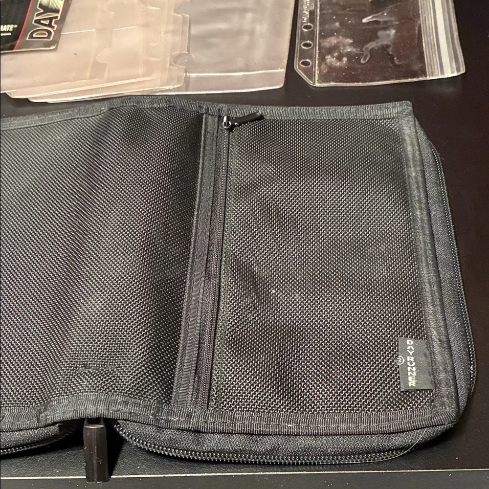 Vintage Day Runner cover and card holders